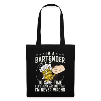 Bartender Mixologist I'm A - Tote Bag - black - Front