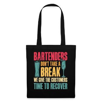 Bartender Mixologist Bartenders - Stoffbeutel - Schwarz - Vorne