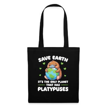 Is the only platypus planet Earth Day - Tote Bag - black - Front