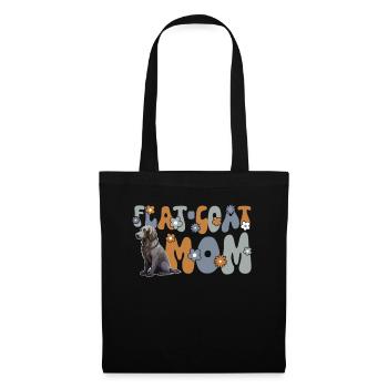 Retriever à poil plat Groovy Maman à poil plat - Sac en tissu - noir - Devant