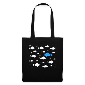 Against the tide Individuality and style Pisces - Tote Bag - black - Front