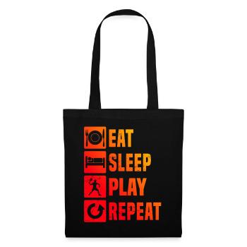 Men's Women's Pickleball Pickleball Racquetb - Tote Bag - black - Front