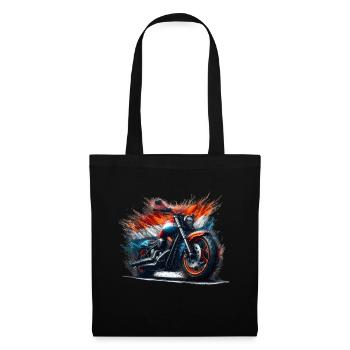 Dutch colors motorcycle shirts, motorcycle - Tote Bag - black - Front