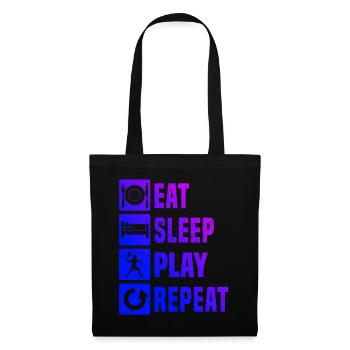 Pickleball Pickleball Homme Jouer au racquetball - Sac en tissu - noir - Devant