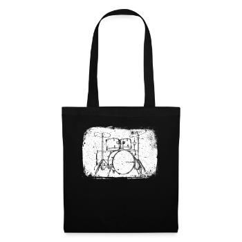 Drums Drummers Drummers - Tote Bag - black - Front