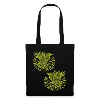 Crow Raven Birds Occult Crows Raven Raven - Tote Bag - black - Front