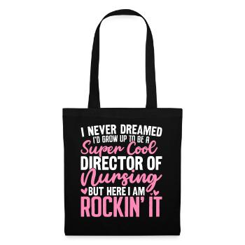 Directeur super cool des soins infirmiers médicaux - Sac en tissu - noir - Devant