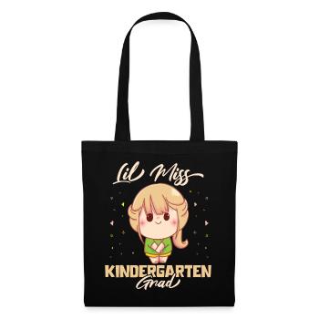 Lil Miss Kindergarten Jour de remise des diplômes Girl - Sac en tissu - noir - Devant
