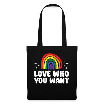 Gender Lesbians, Gays, Trans, Queer Rainbow - Tote Bag - black - Front