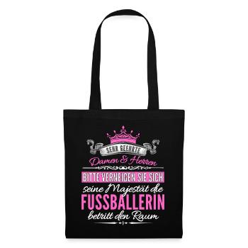 Women's Soccer Soccer Player Soccer Female - Tote Bag - black - Front