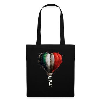 Italia - Sac en tissu - noir - Devant