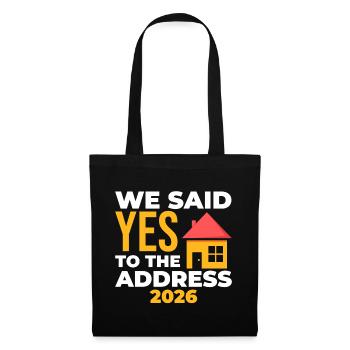 Nous avons dit oui à l’adresse 2026 - Sac en tissu - noir - Devant