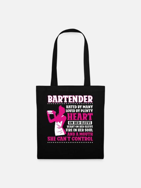 Bartender Mixologist Bartender - Stoffbeutel - Schwarz