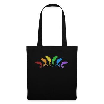 Chameleons LGBT Rainbow Panther Veiled Lover - Tote Bag - black - Front
