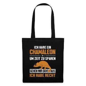 Chamäleonbesitzer hat immer Recht Veiled Panther - Sac en tissu - noir - Devant