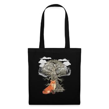 Fox, Foxes, Forest Animals, Mountains, Nature, Wildlife - Tote Bag - black - Front