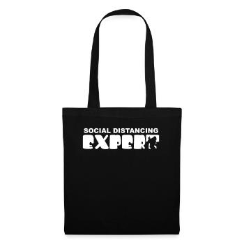 Expert en distanciation sociale Bigfoot - Sac en tissu - noir - Devant