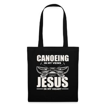 Canoë Jésus Chrétiens chrétiens - Sac en tissu - noir - Devant