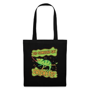 Did Someone Say Crickets Panther Veiled Lover - Tote Bag - black - Front
