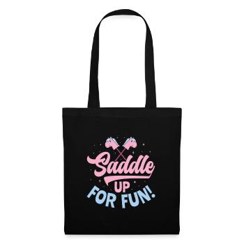 Saddle Up for Fun! - Hobby Horse Hobby Horse - Tote Bag - black - Front