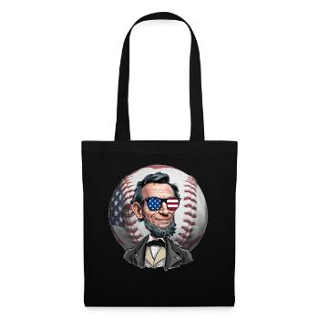 Baseball Hommes Femmes Enfants Joueur Lanceur Softball - Sac en tissu - noir - Devant