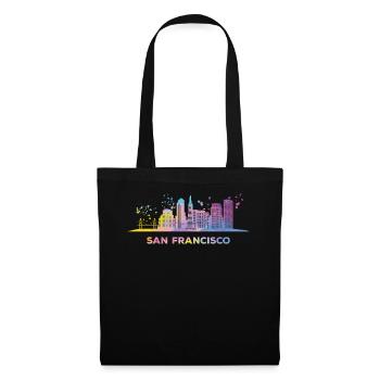 San Franciscans Skyline San Francisco - Tote Bag - black - Front