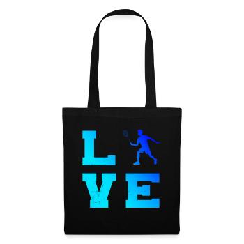 Badminton player Squash Badminton Badminton - Tote Bag - black - Front