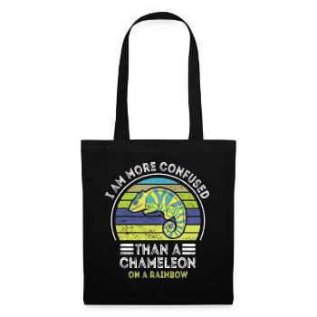 I'm more confused than a chameleon - Tote Bag - black - Front