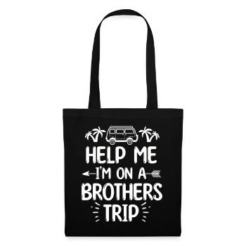 Frères et sœurs, je suis sur le chemin d’un frère - Sac en tissu - noir - Devant