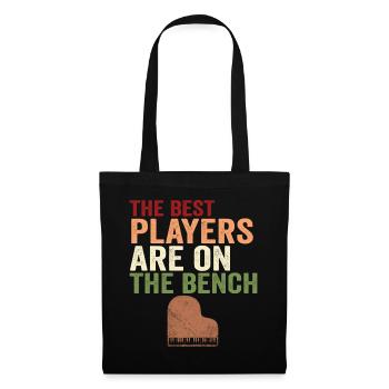 Les meilleurs joueurs Pianiste Pianiste - Sac en tissu - noir - Devant
