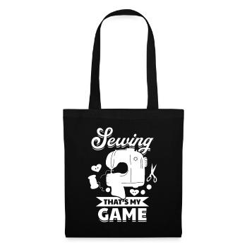 Sewing that's my game - Seamstress Funny Sewing Id - Tote Bag - black - Front