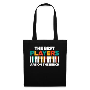 Les meilleurs joueurs Pianiste Pianiste - Sac en tissu - noir - Devant