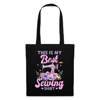 C’est ma meilleure chemise de couture Funny Sewing Lover - Sac en tissu - noir - Devant