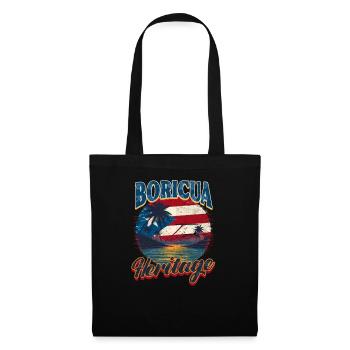 Porto Rico Boricua Patrimoine - Sac en tissu - noir - Devant
