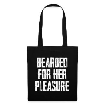 Bearded For Her Pleasure - Tote Bag - black - Front