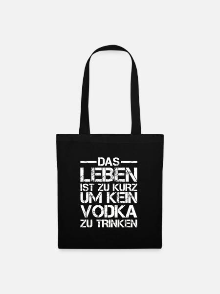Vodka - Stoffbeutel - Schwarz