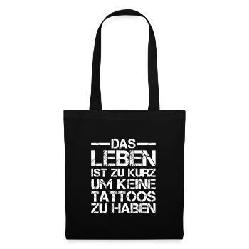 Tattoos - Stoffbeutel - Schwarz - Vorne