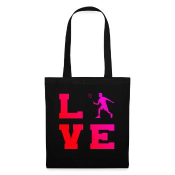 Badminton Men's Squash Badminton Players Badminton - Tote Bag - black - Front