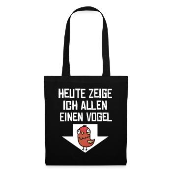 Oiseau pour les farceurs et les amateurs d’humour nerd - Sac en tissu - noir - Devant