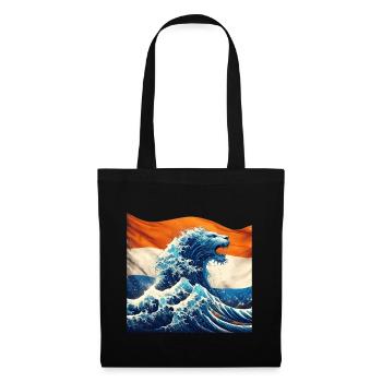 Dutch Pride Lion néerlandais né de l’eau - Sac en tissu - noir - Devant
