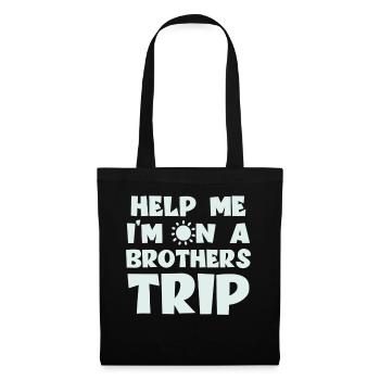 Frères et sœurs, je suis sur le chemin d’un frère - Sac en tissu - noir - Devant
