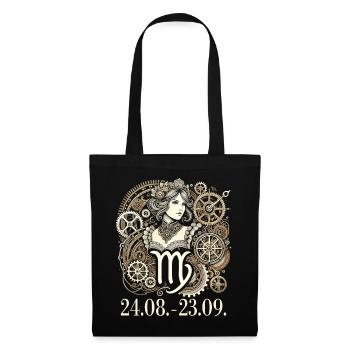 Zodiac Virgo Steampunk Style - Tote Bag - black - Front