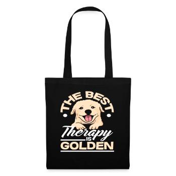 Best Therapy Golden Retriever - Tote Bag - black - Front