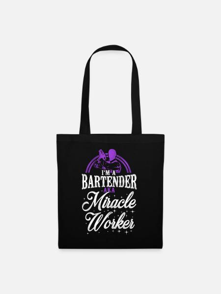 Bartender Mixologist Bartender - Stoffbeutel - Schwarz