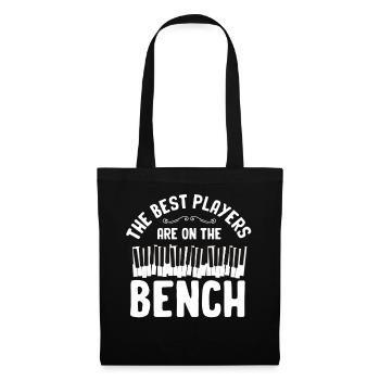 Les meilleurs joueurs Pianiste Pianiste - Sac en tissu - noir - Devant