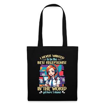Receptionist I Never Wanted To Be The Secretary - Tote Bag - black - Front
