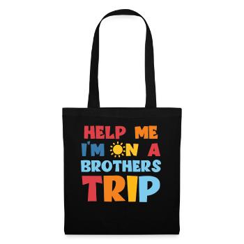 Frères et sœurs, je suis sur le chemin d’un frère - Sac en tissu - noir - Devant