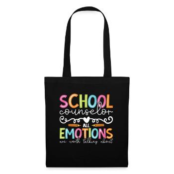 School Counselor All Emotions Are Social Workers - Tote Bag - black - Front