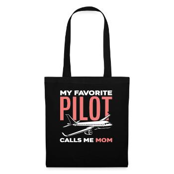 Pilots Mom Mom Pilot - Tote Bag - black - Front