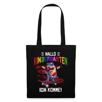 T-Rex Dino Kindergarten Start Children Boys, Girls - Tote Bag - black - Front